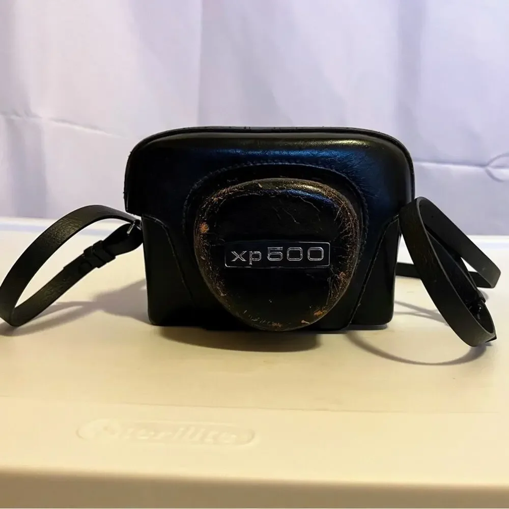 Retro Wards XP500 Camera Steampunk Cosplay Prop‎ Original Leather Case Untested